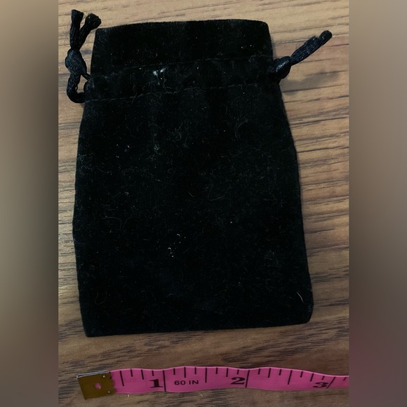 Black Velvet Small Drawstring Pouch - Picture 5 of 5